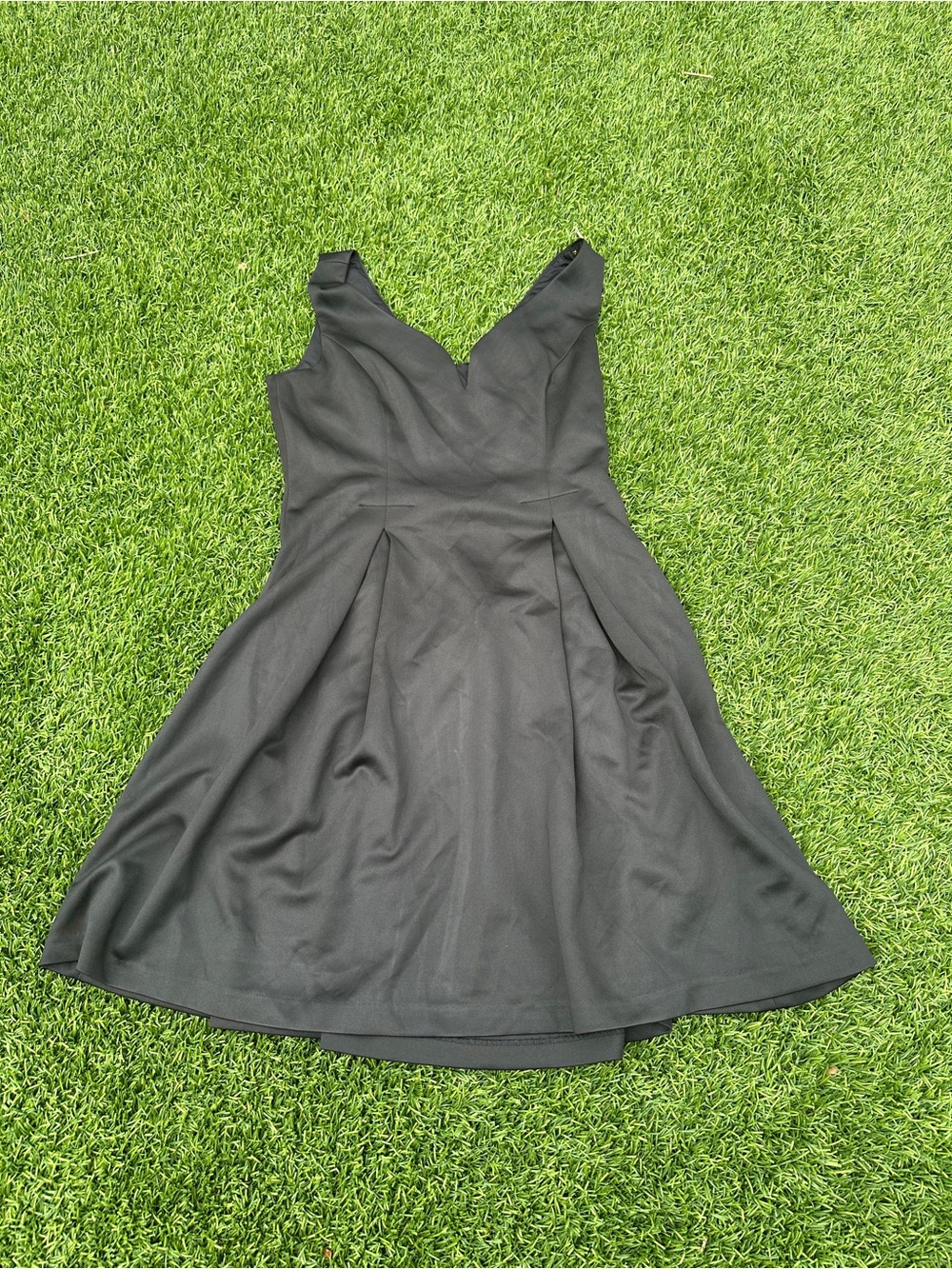 DKNY Black Fit & Flare Sleeveless Dress Size 8